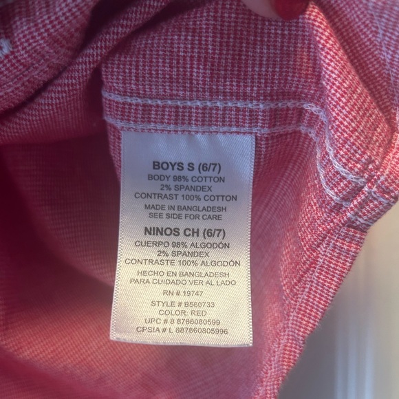 Wrangler Red Checkered Shirt - Picture 5 of 5